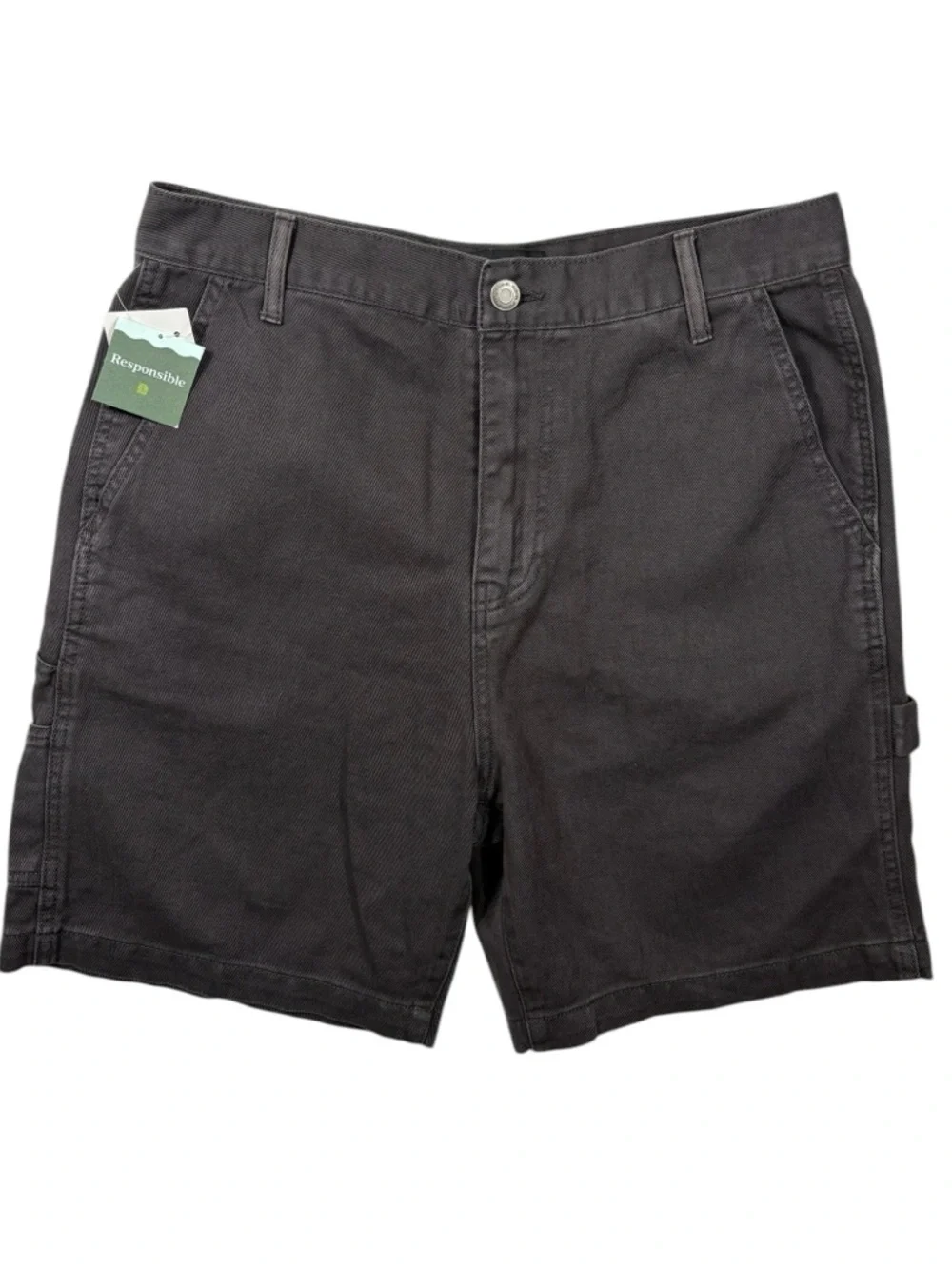 NWT RSQ Loose Charcoal Cargo Utility Shorts | Size 31